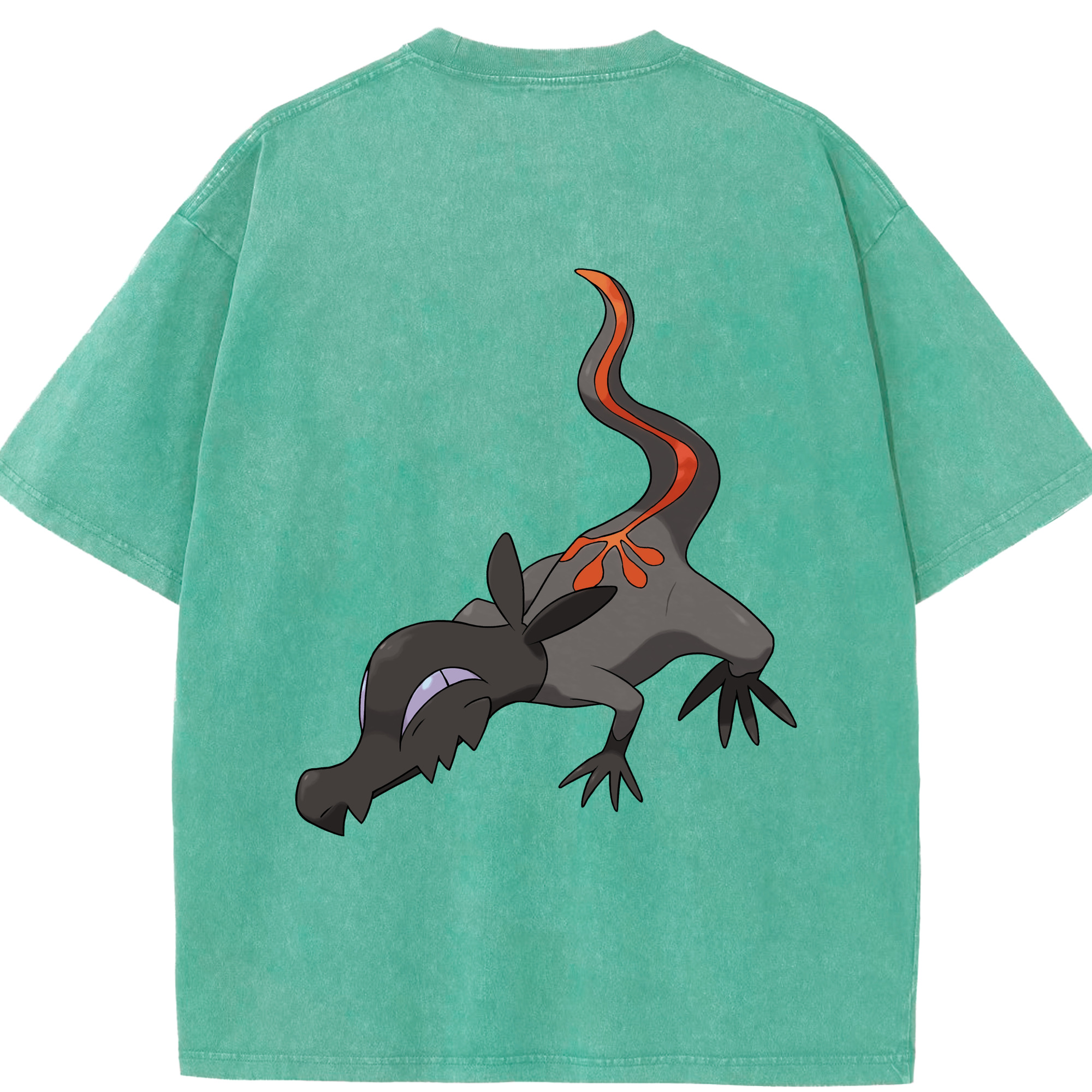 （画像用） ポケットモンスター Pokémon 綿100% ヴィンテージ風 半袖Tシャツ（背面プリント）